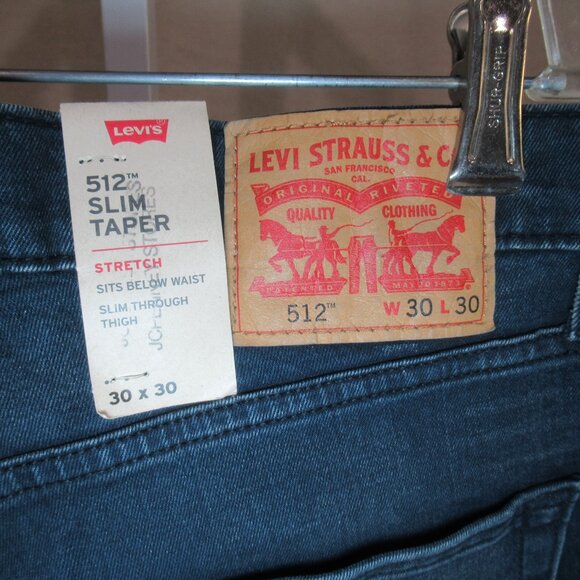 NWT | Men’s Levi’s 512 Slim Taper Jeans | 30 X 30 - Picture 4 of 14